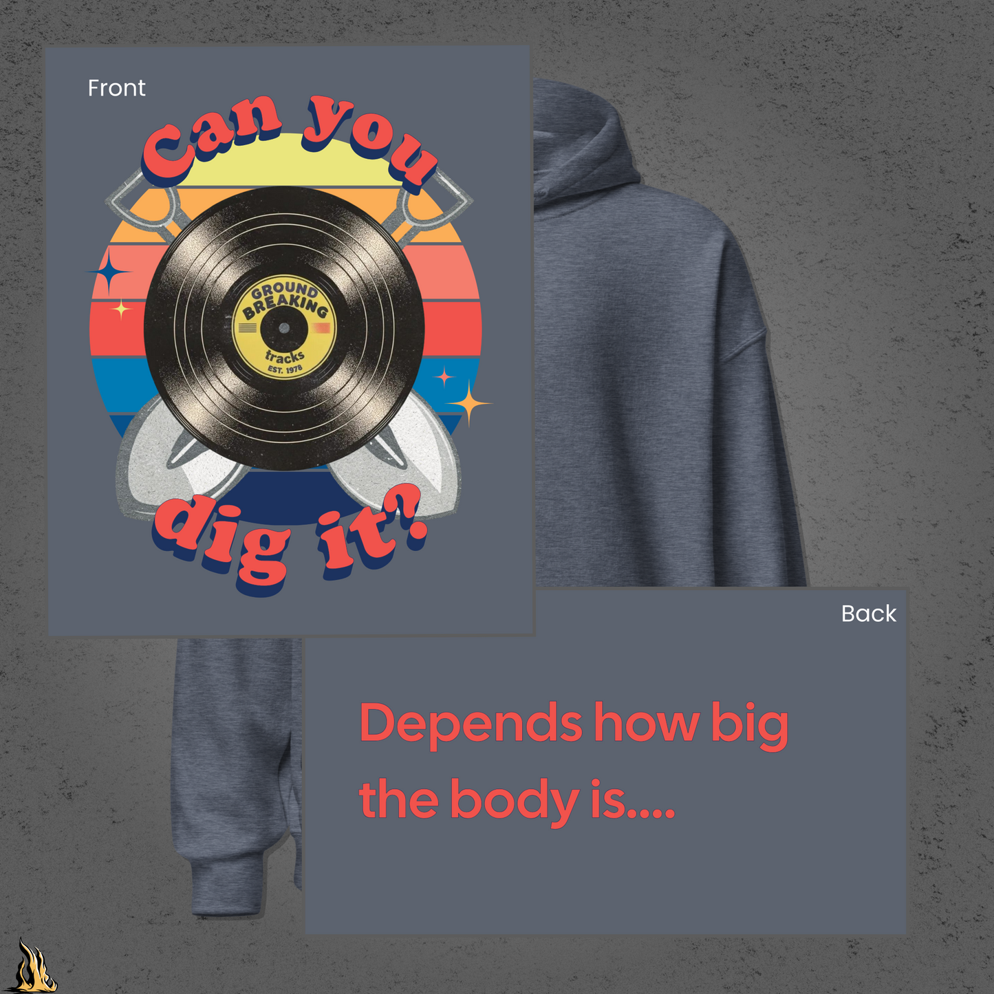 Can You Dig It? Ground Breaking Tracks Unisex Hoodie