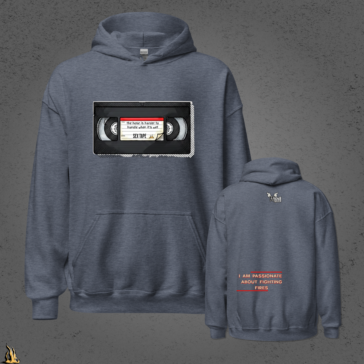 The Hose Is Harder to Handle When It’s Wet Bunnyhug – Firefighter Sex Tape Hoodie