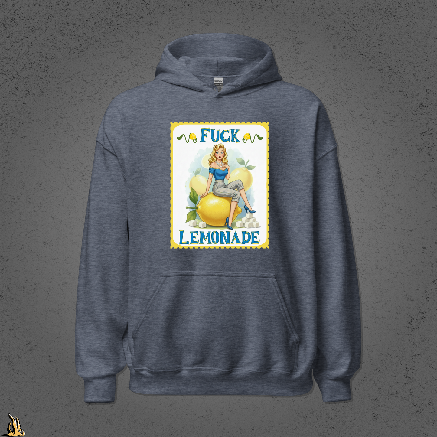 Fuck Lemonade Bunnyhug — Sarcastic Vintage Lemon Hoodie