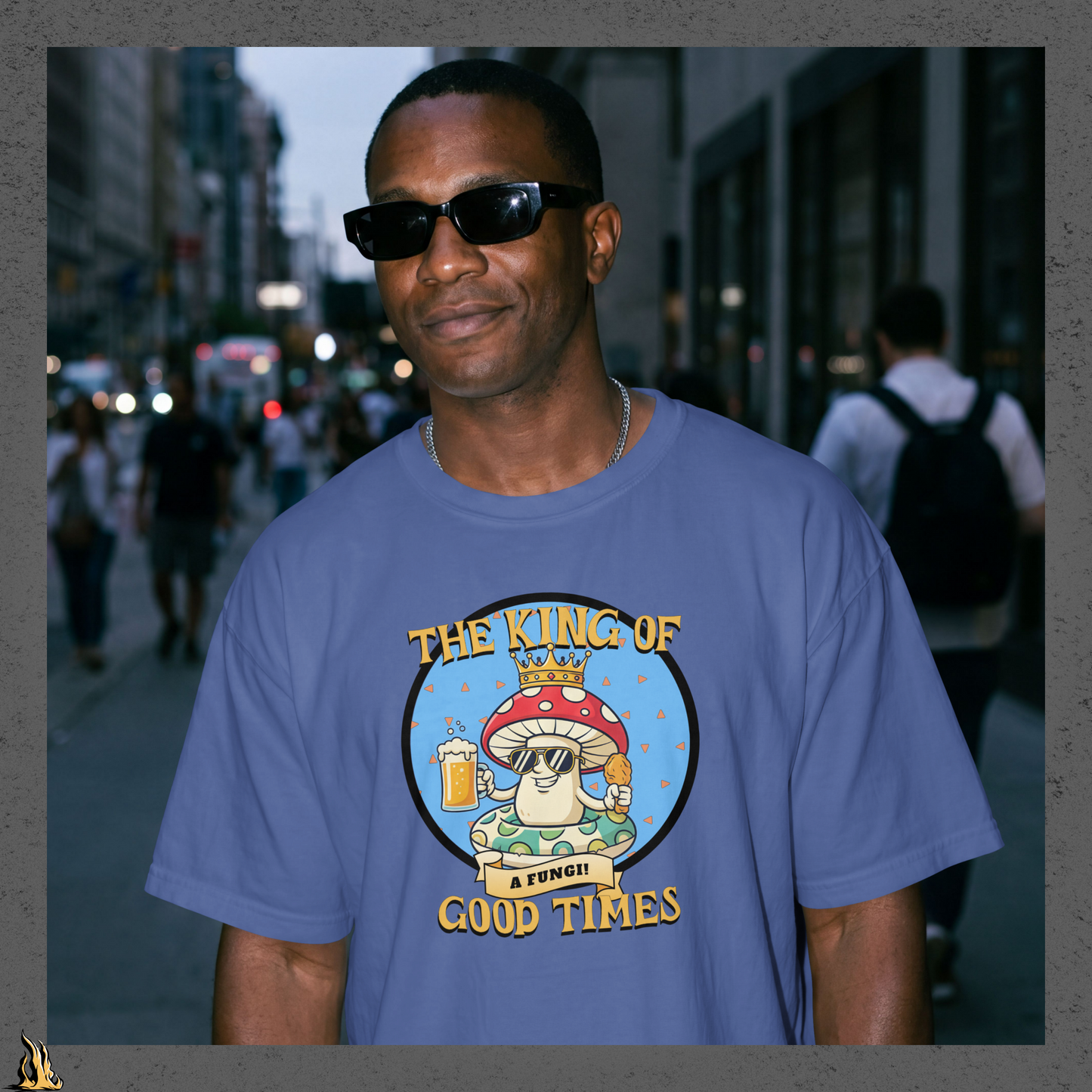 A Fungi – King of Good Times Graphic Unisex T-shirt
