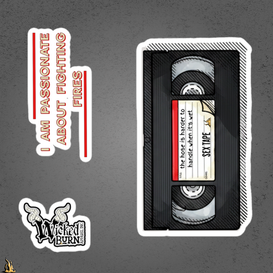 The Hose Is Harder to Handle When It’s Wet – Sex Tape Sticker Pack