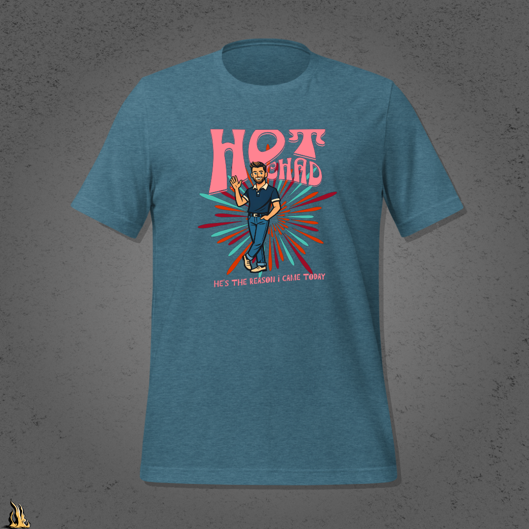 Hot Chad – It's His Devastating Wit Funny Graphic Unisex T-Shirt