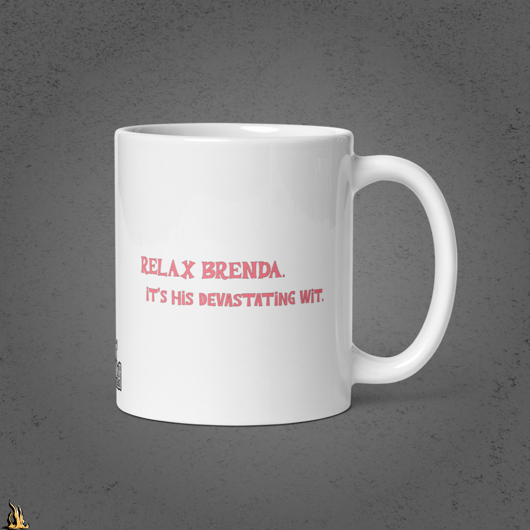 Hot Chad – It's His Devastating Wit Funny Mug