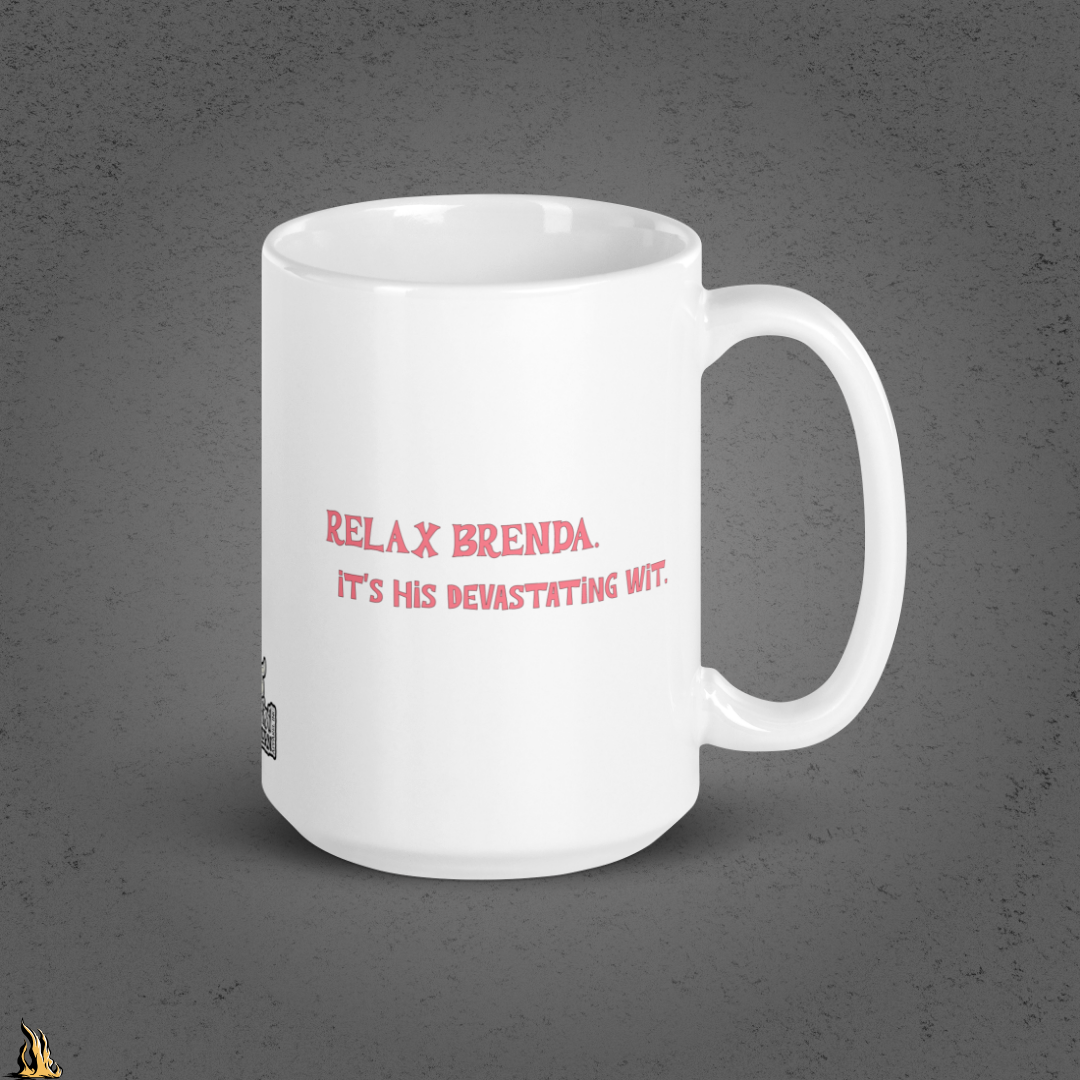 Hot Chad – It's His Devastating Wit Funny Mug