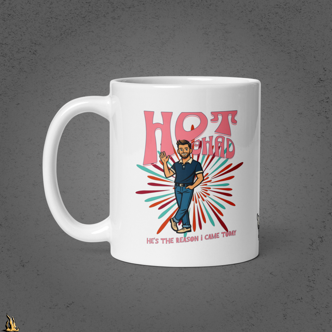 Hot Chad – It's His Devastating Wit Funny Mug