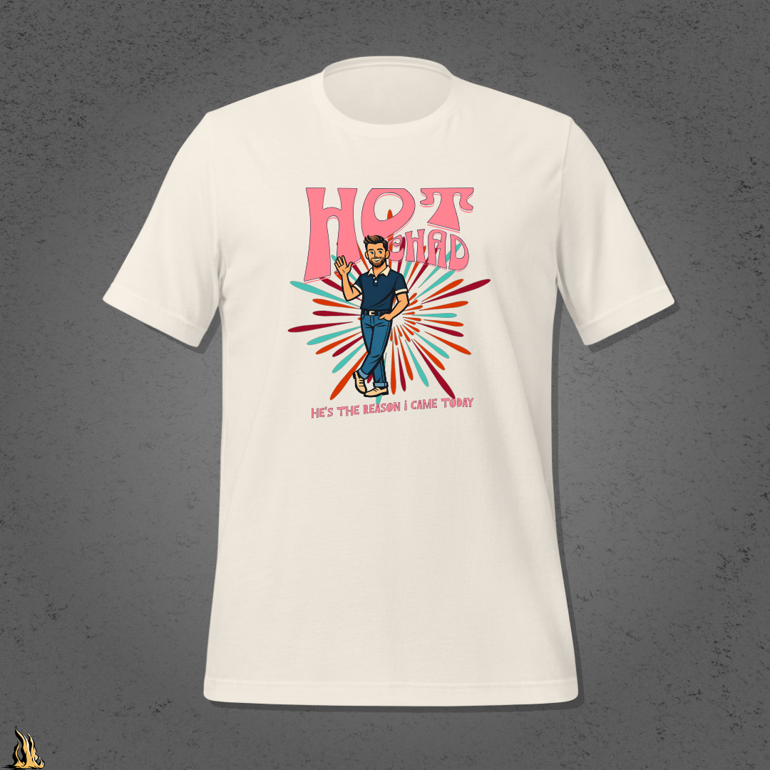 Hot Chad – It's His Devastating Wit Funny Graphic Unisex T-Shirt