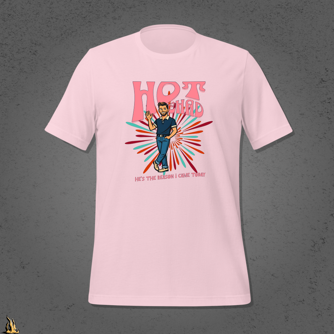 Hot Chad – It's His Devastating Wit Funny Graphic Unisex T-Shirt