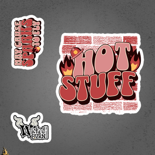 Hot Stuff Sticker Pack — May Cause Sparks to Fly