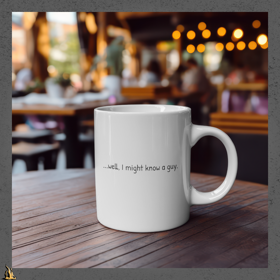 I'll Be Your Huckleberry Sarcastic Cowboy Graphic Coffee Mug