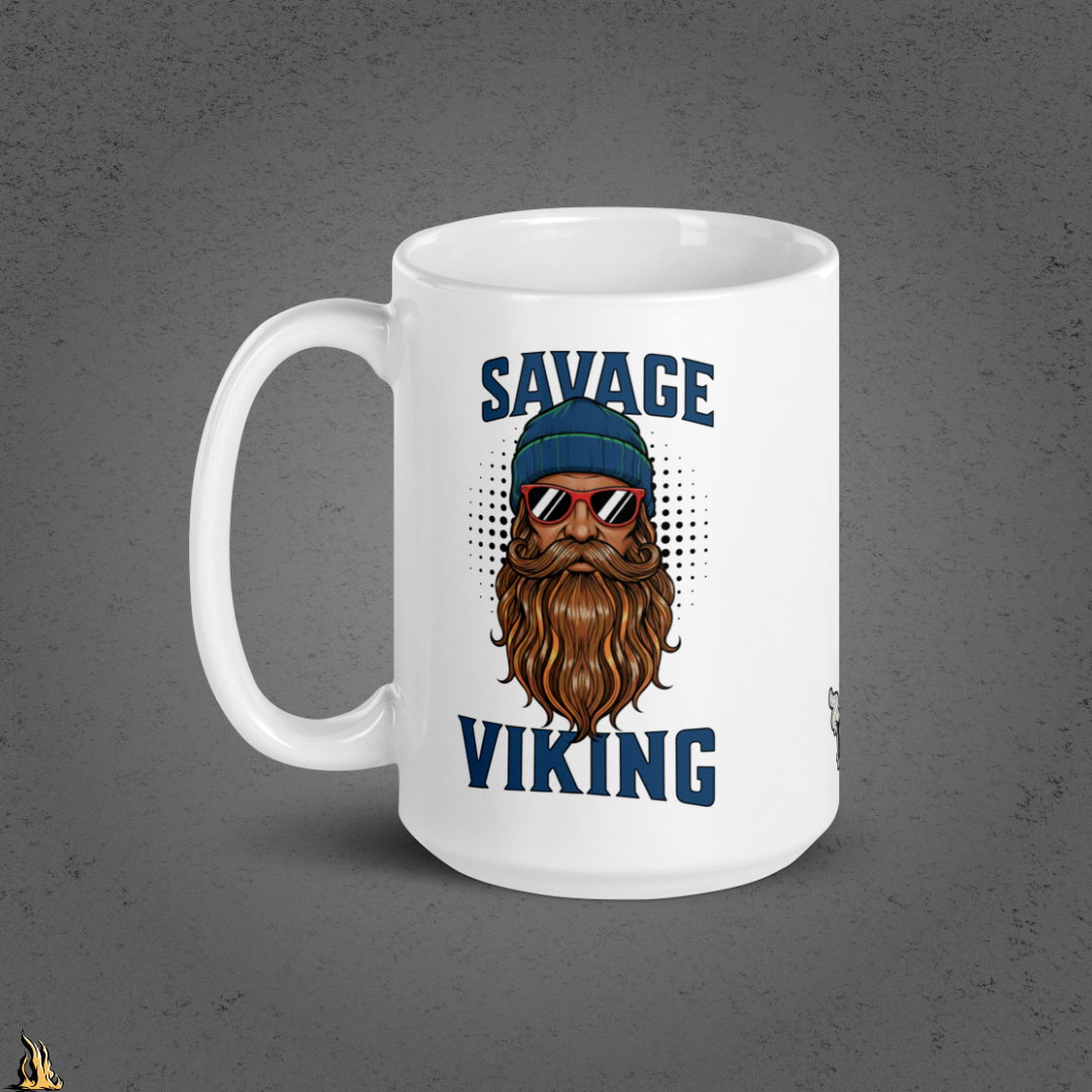 Savage Viking Graphic Mug – Ironstorm Edition
