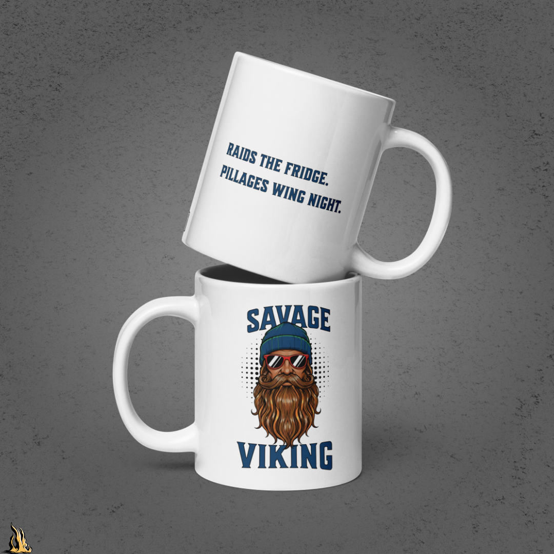 Savage Viking Graphic Mug – Ironstorm Edition