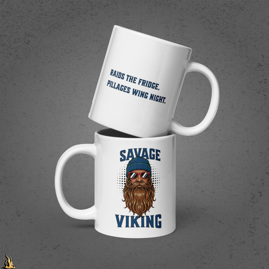 Savage Viking Graphic Mug – Ironstorm Edition