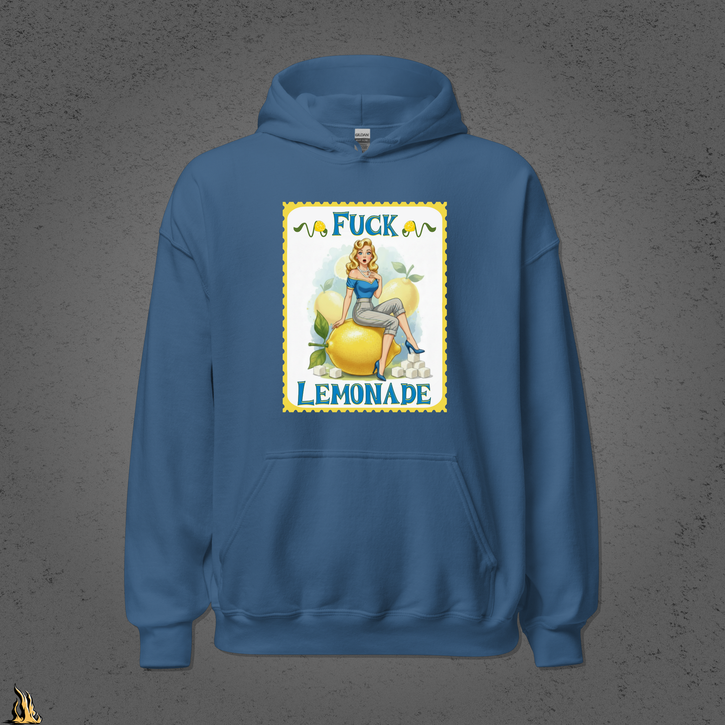 Fuck Lemonade Bunnyhug — Sarcastic Vintage Lemon Hoodie