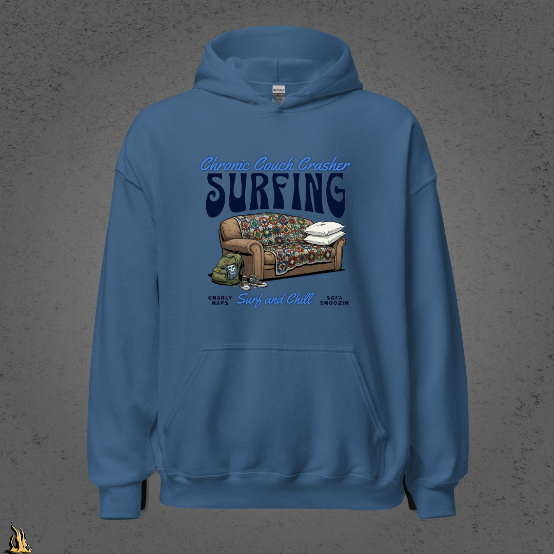 Chronic Couch Surfer - Funny Couch Potato Unisex Hoodie