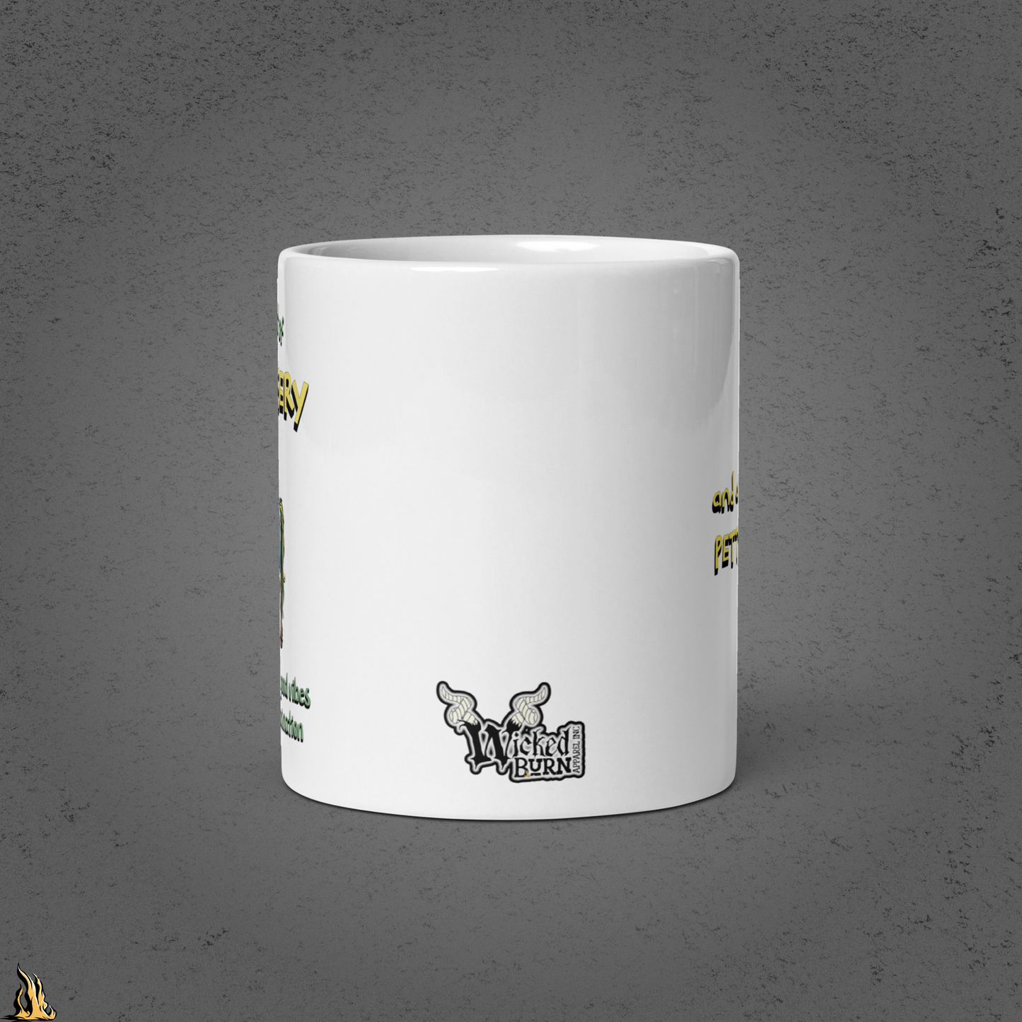 Kickassery, Good Vibes & Petty Spite - Funny Unicorn Mug