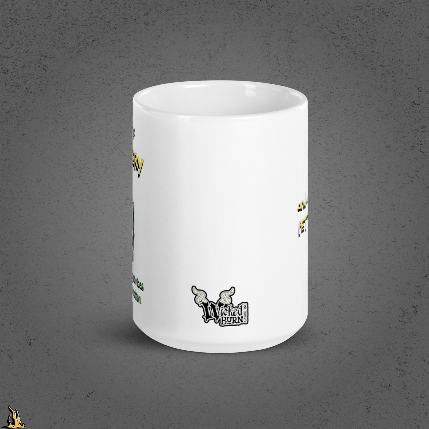 Kickassery, Good Vibes & Petty Spite - Funny Unicorn Mug