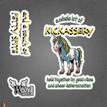 Kickassery, Good Vibes & Petty Spite Unicorn Sticker Pack 1