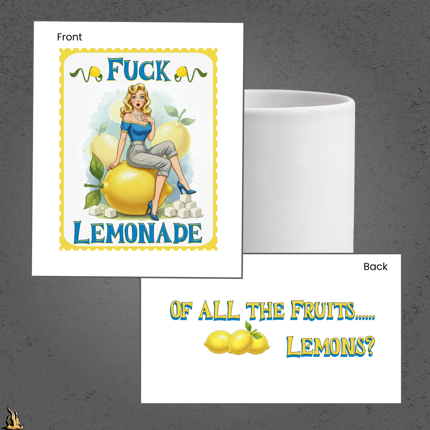 Fuck Lemonade — Funny Sarcastic Lemon Coffee Mug