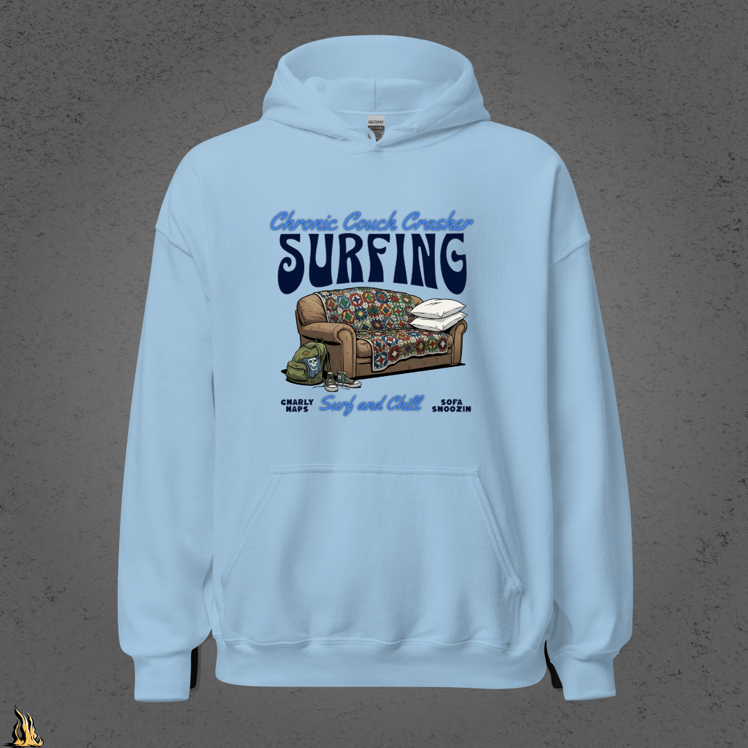Chronic Couch Surfer - Funny Couch Potato Unisex Hoodie