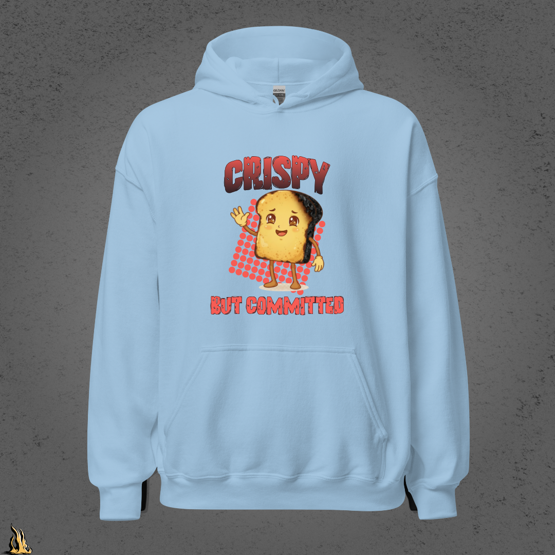 Crispy But Committed - Funny Burnt Toast Graphic Unisex T-Shirt