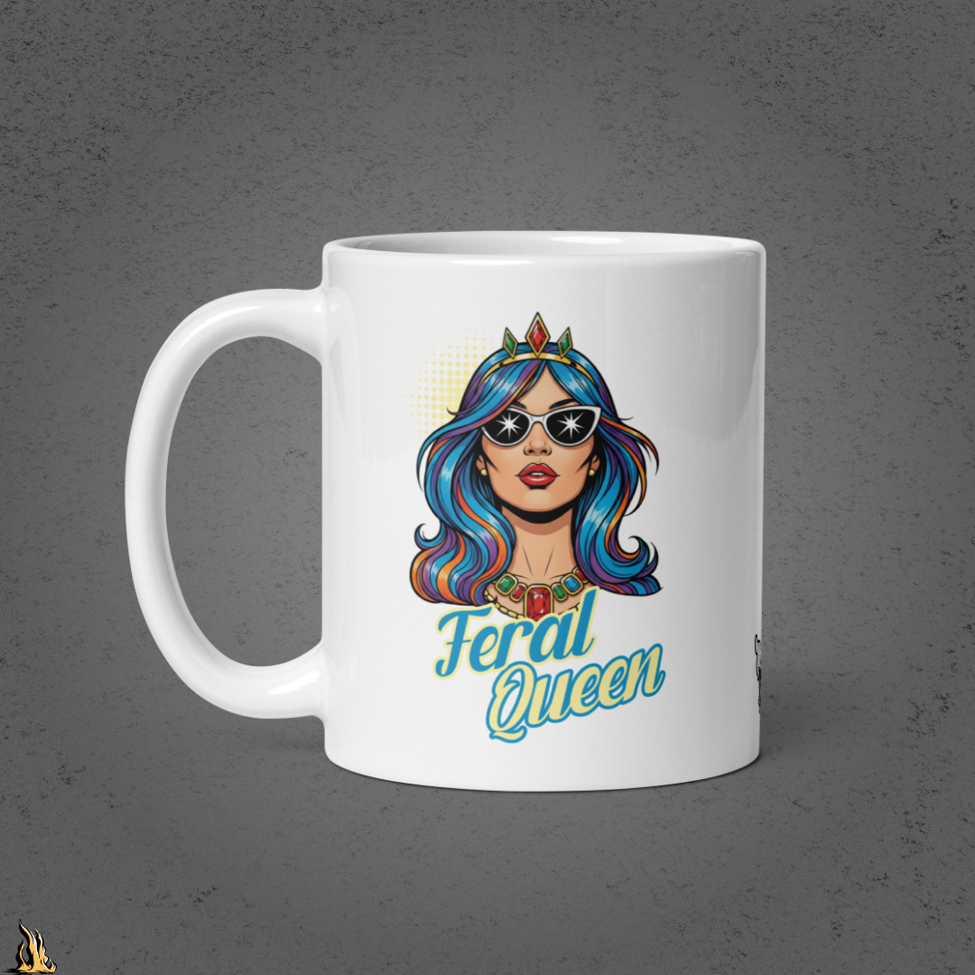 Feral Queen Graphic Mug – Moonlight Edition