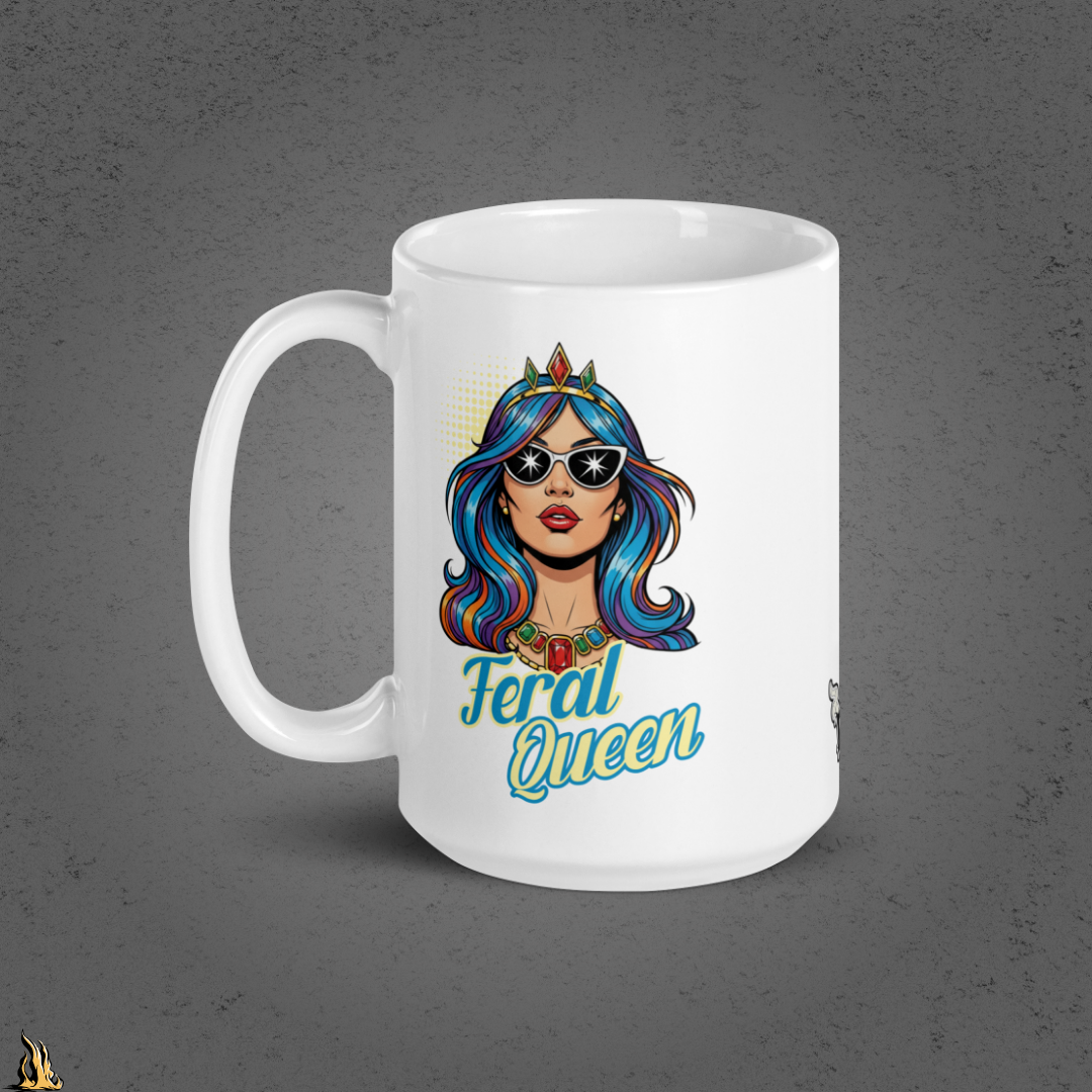 Feral Queen Graphic Mug – Moonlight Edition