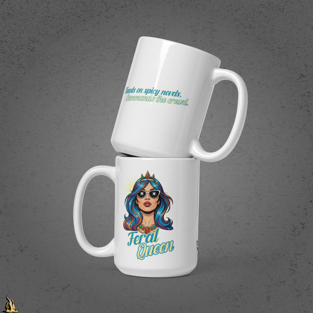 Feral Queen Graphic Mug – Moonlight Edition