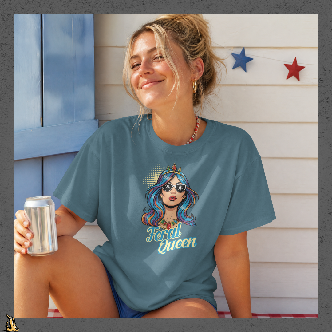 Feral Queen Graphic Unisex T-Shirt – Moonlight Edition Unisex t-shirt