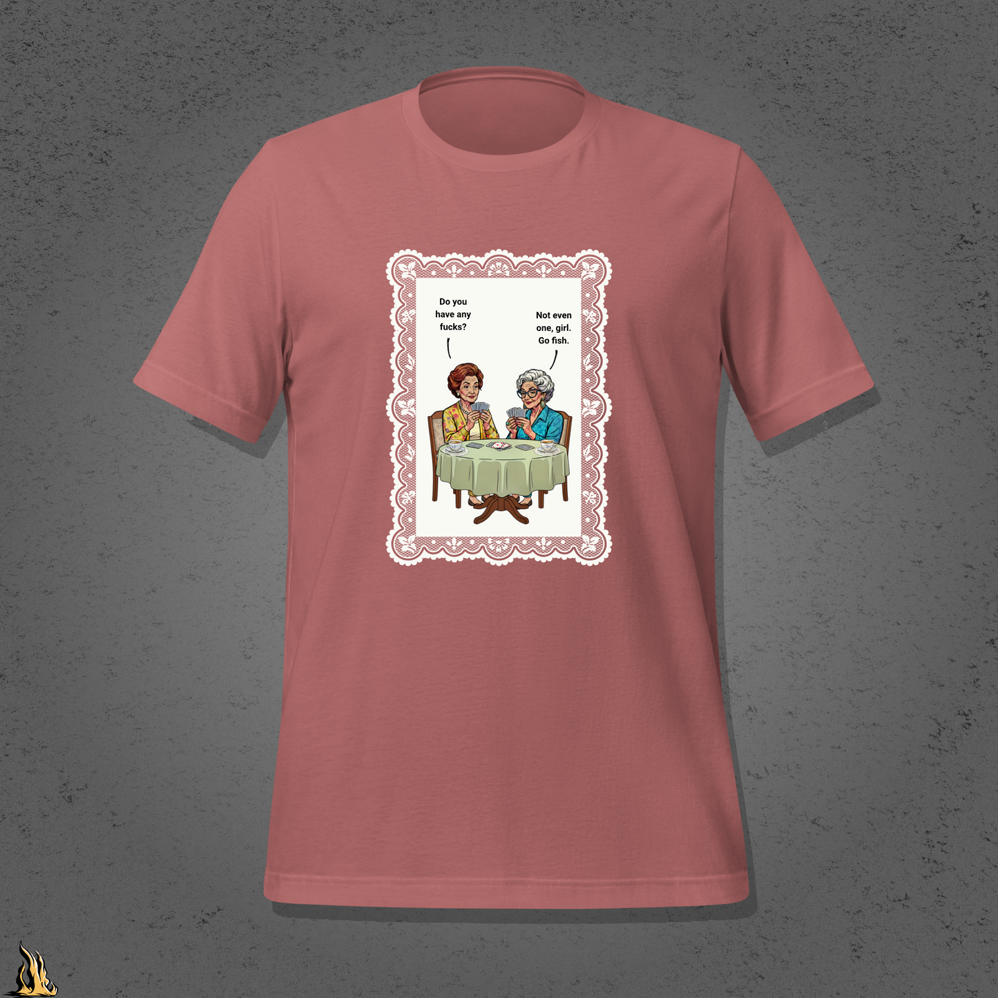 Go Fish — No Fucks Given Card Game Unisex T-Shirt