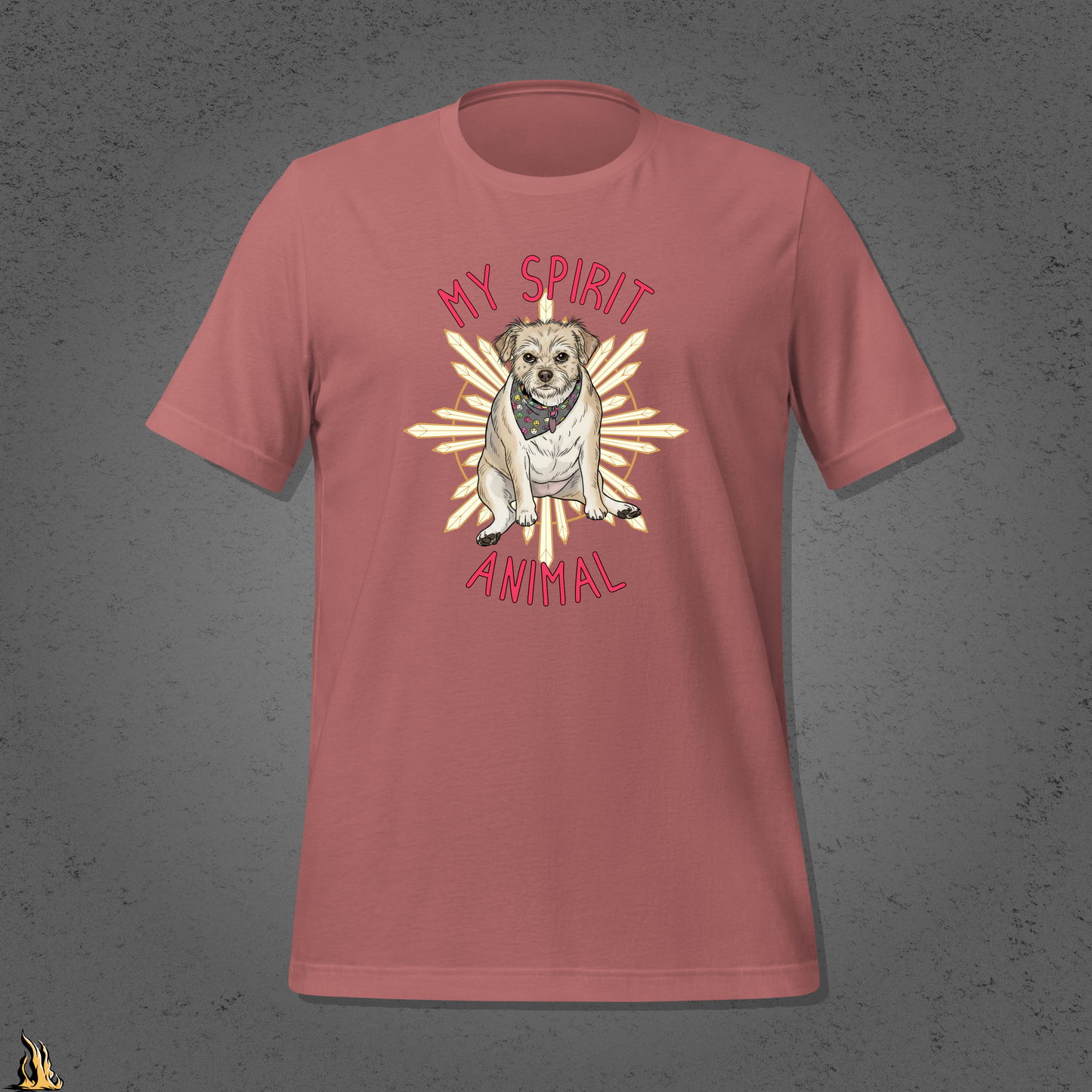 My Spirit Animal – Hostile Aura Dog Unisex T-Shirt