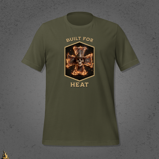 Built for Heat – Funny Firefighter T-Shirt