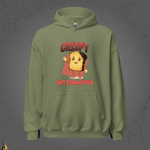 Crispy But Committed - Funny Burnt Toast Graphic Unisex Hoodie 7