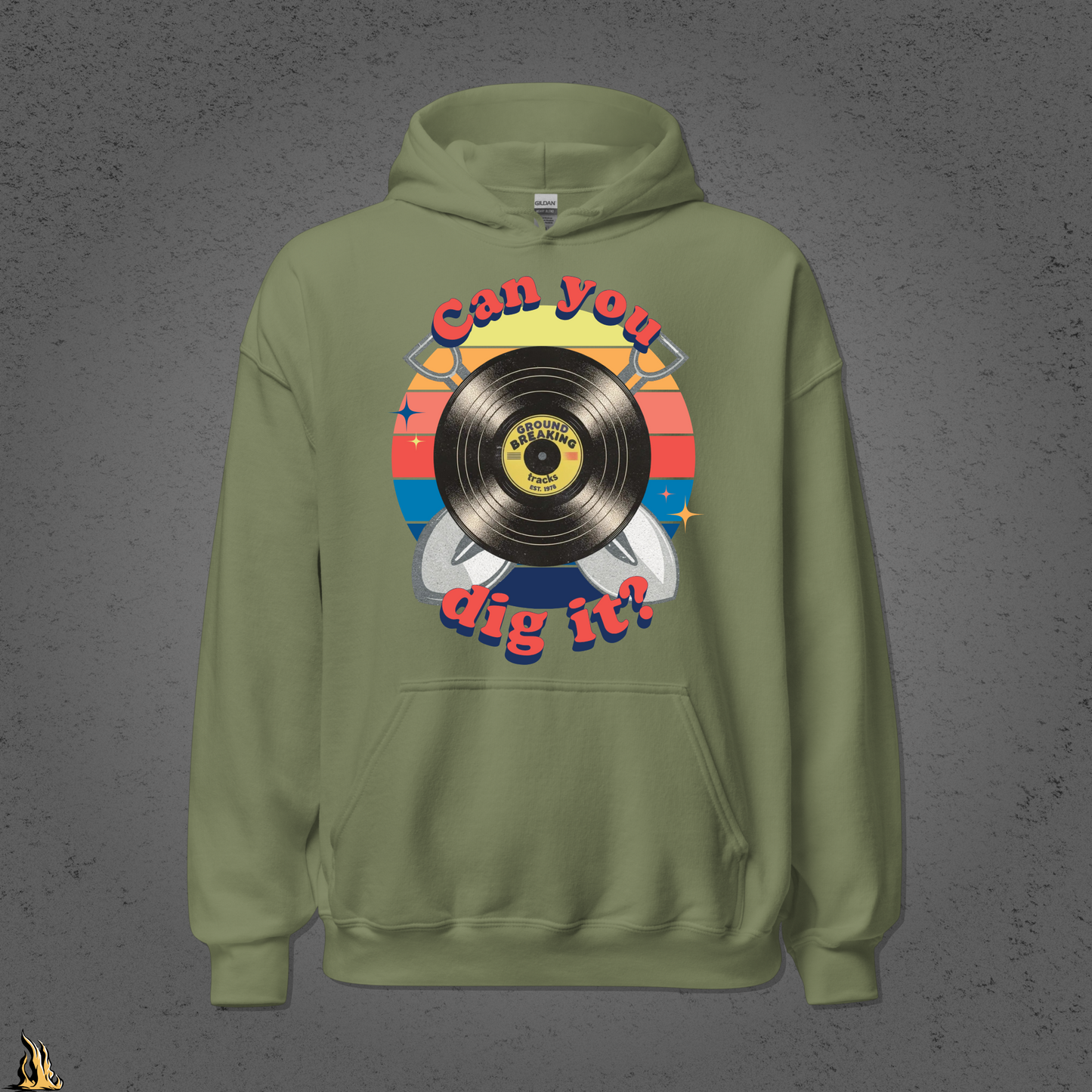 Can You Dig It? Ground Breaking Tracks Unisex Hoodie