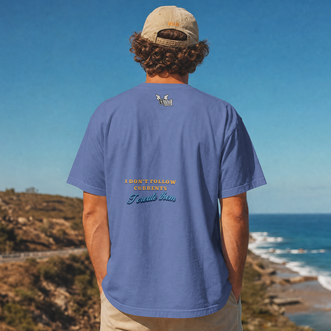 Sharks are Born Swimming - Vintage Great White Shark Graphic Unisex T-Shirt