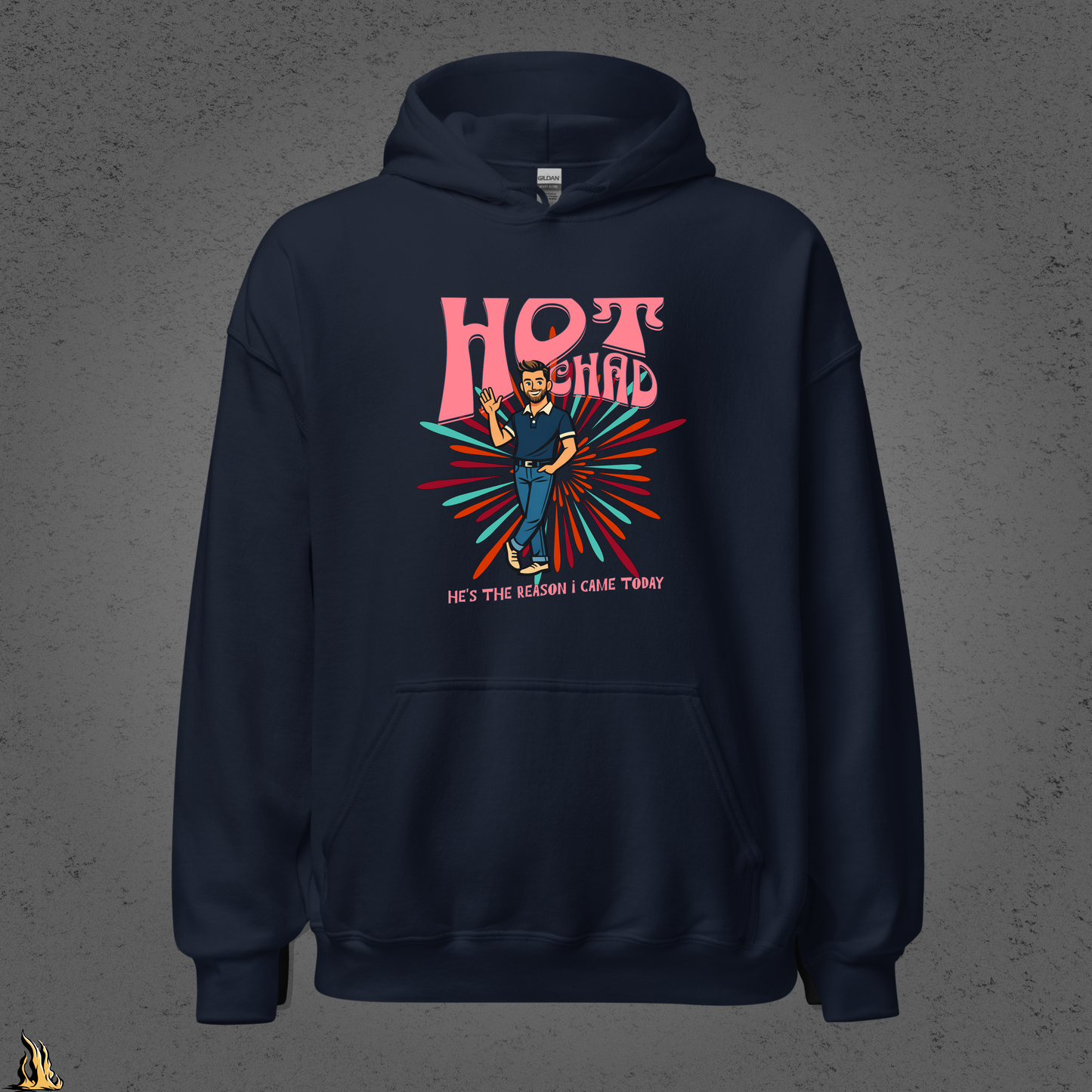 Hot Chad – Devastating Wit Funny Unisex Hoodie