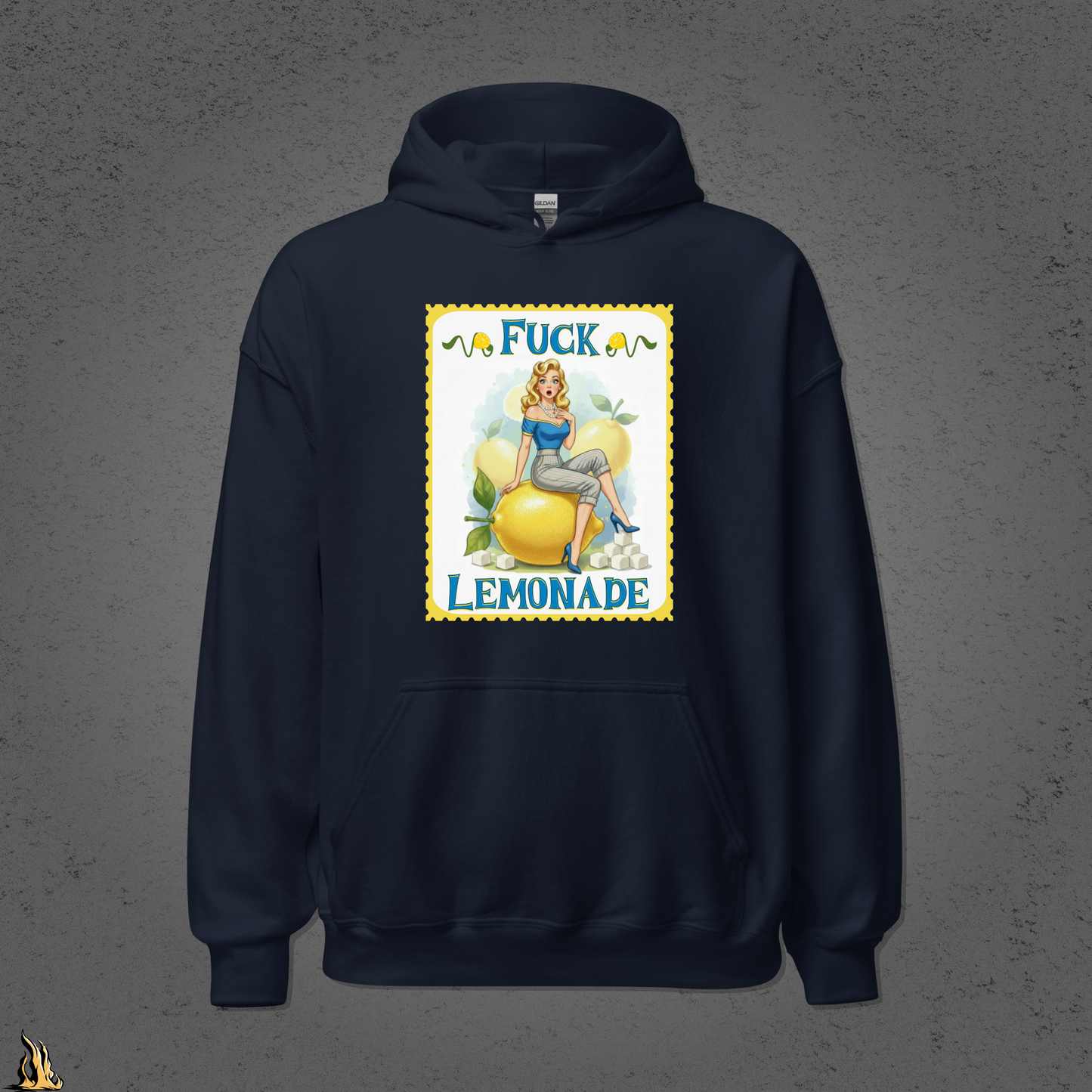 Fuck Lemonade Bunnyhug — Sarcastic Vintage Lemon Hoodie