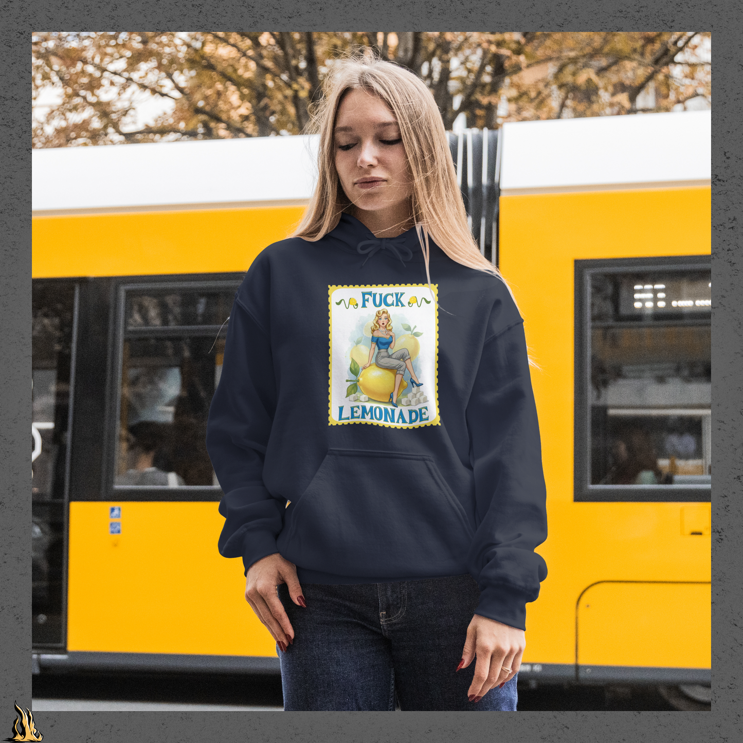 Fuck Lemonade Bunnyhug — Sarcastic Vintage Lemon Hoodie