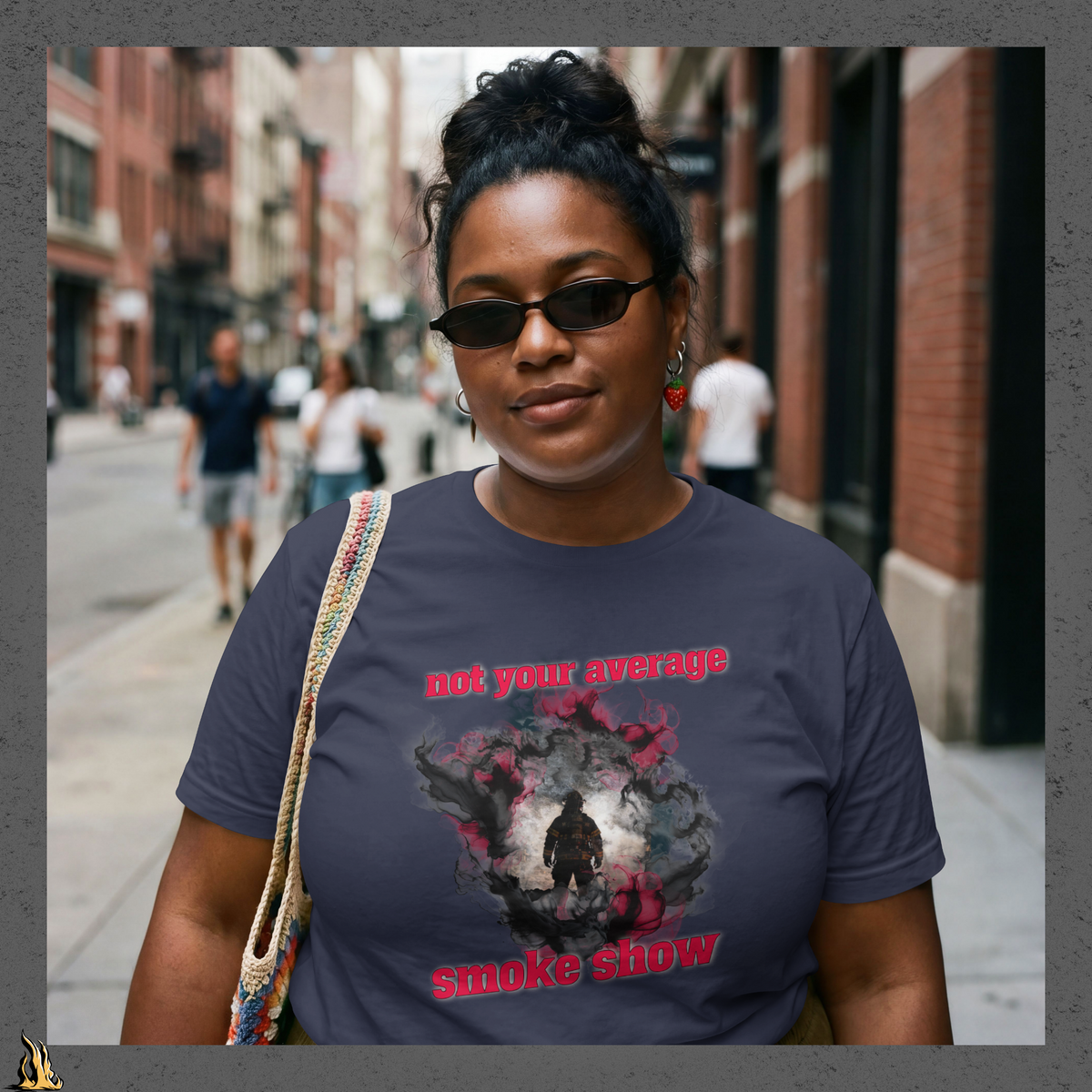 Not Your Average Smoke Show – Funny Firefighter T-Shirt