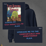 Comfortable & Unbothered Plan — Funny Exhausted Cactus Hoodie 4