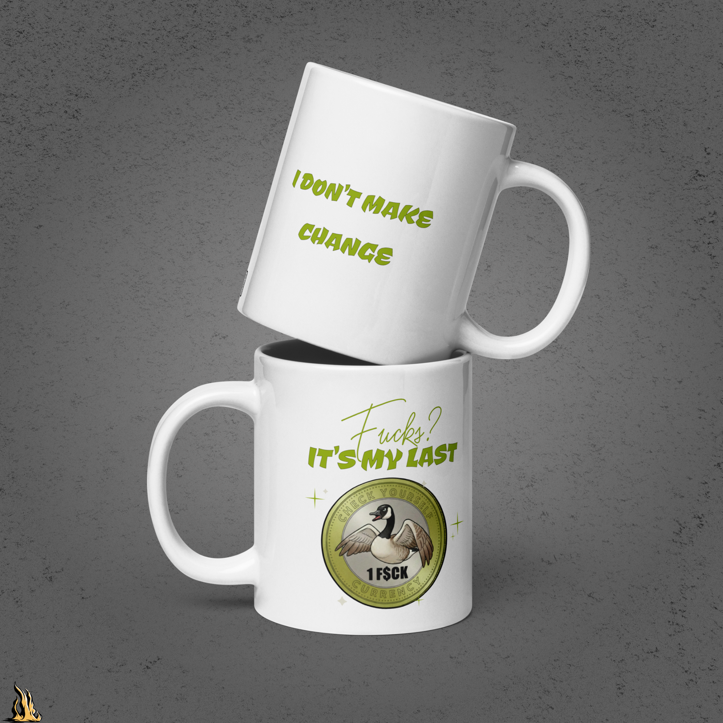 Fucks? It’s My Last — Funny Sarcastic Goose Coffee Mug