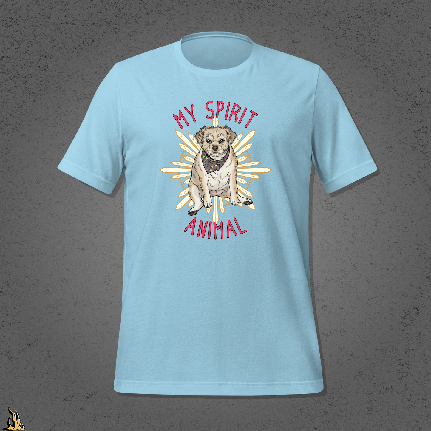 My Spirit Animal – Hostile Aura Dog Unisex T-Shirt