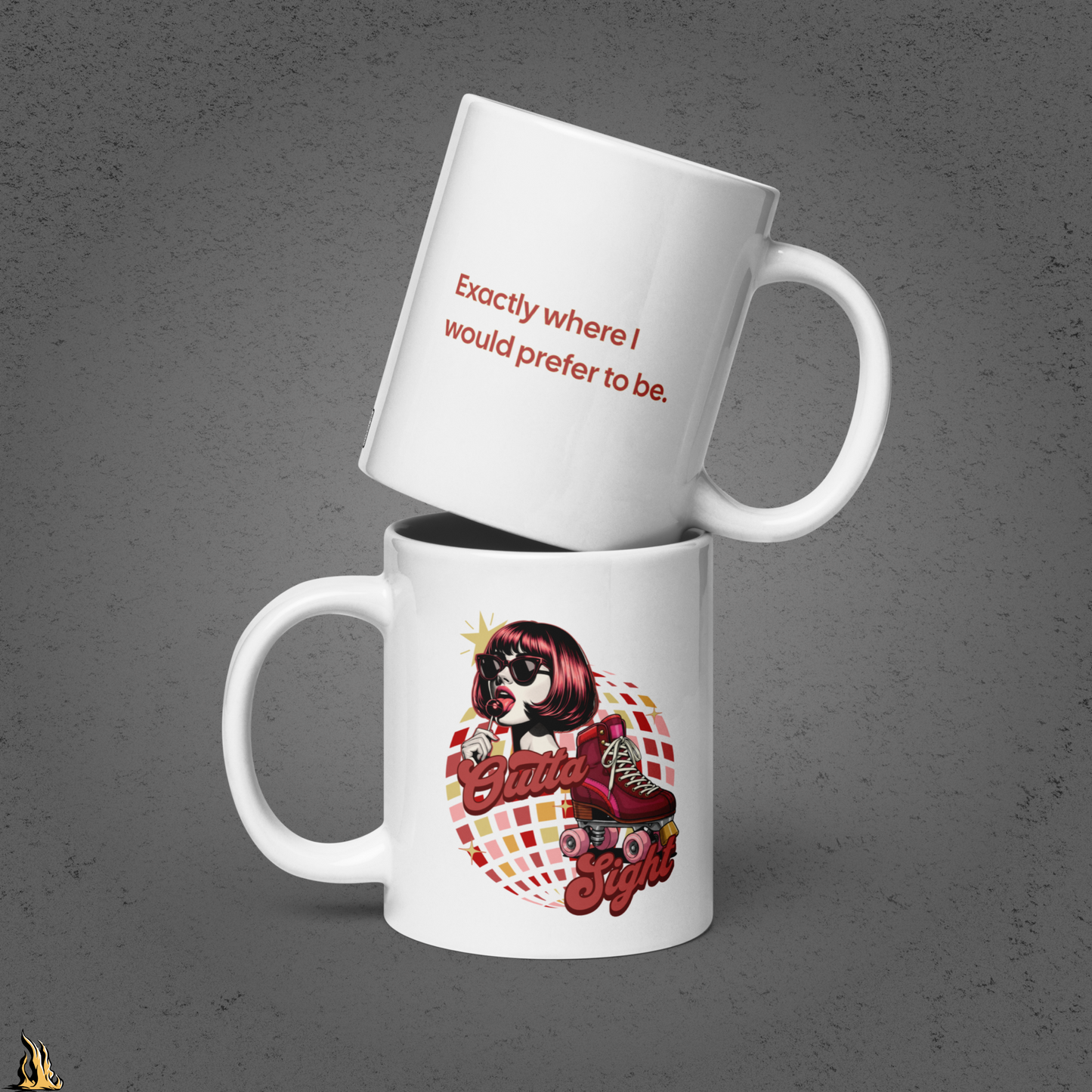 Outta Sight 70s Retro Introvert Mug