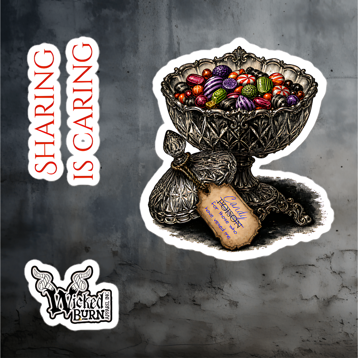Candy for Those Who Have Vexed Me Sticker Pack – Sharing Is Caring