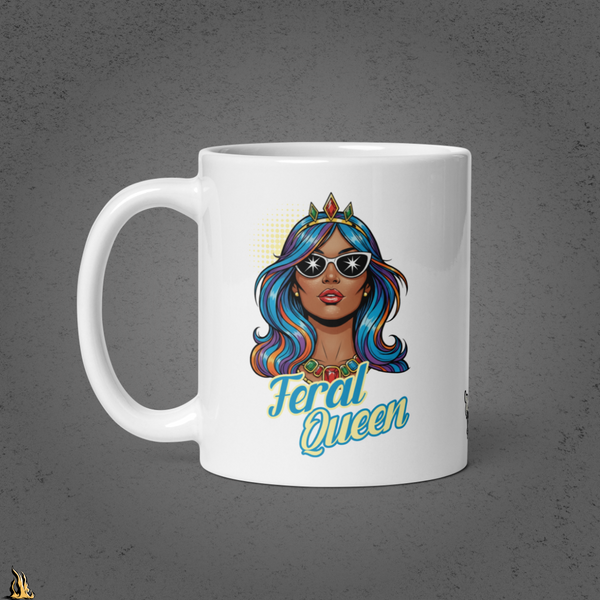 Feral Queen Graphic Mug – Stardust Edition