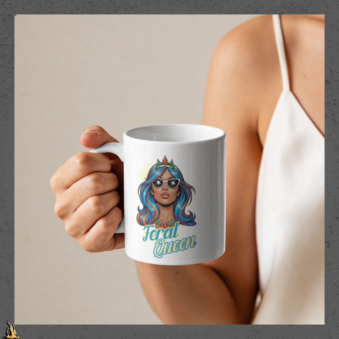 Feral Queen Graphic Mug – Stardust Edition