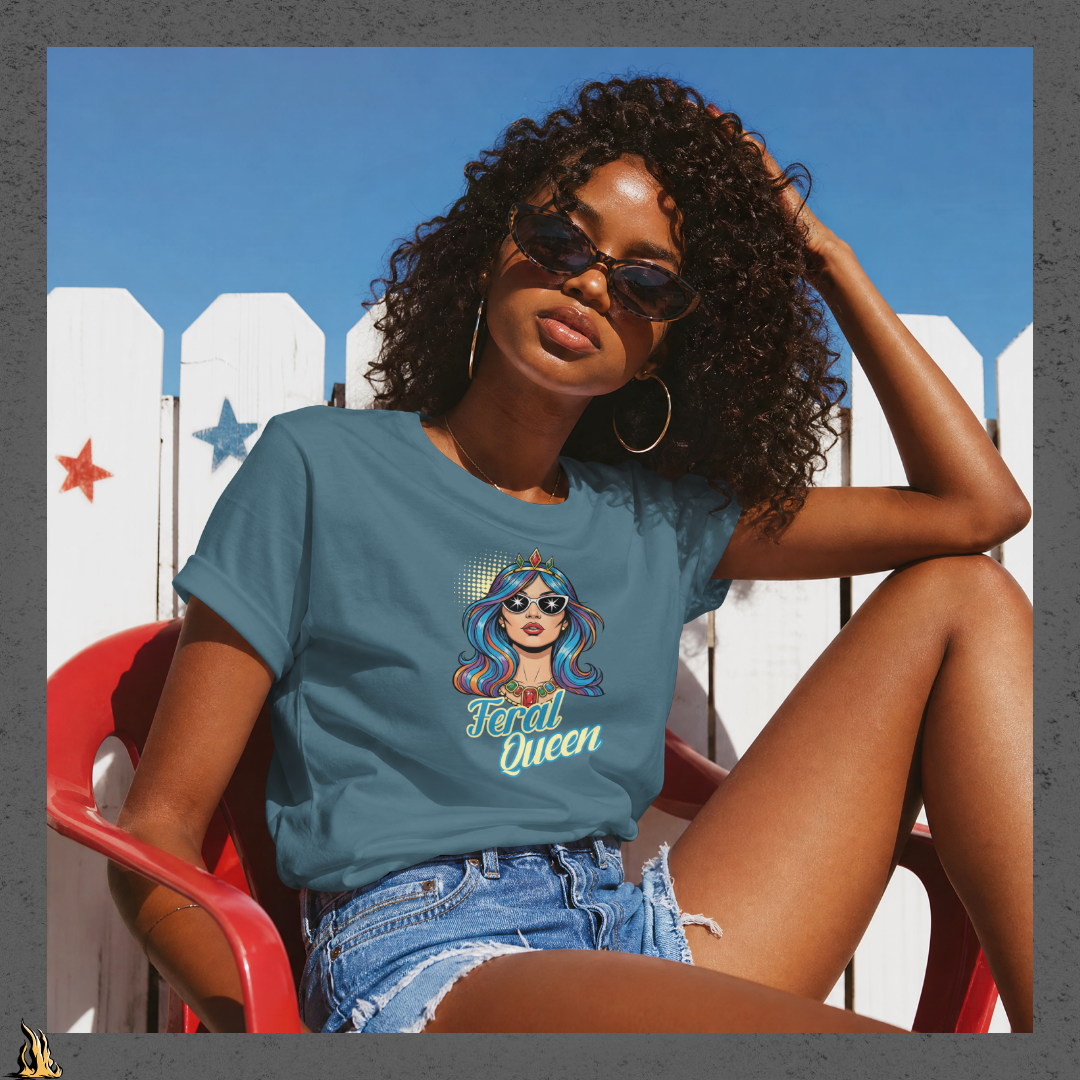 Feral Queen Graphic Unisex T-Shirt – Stardust Edition
