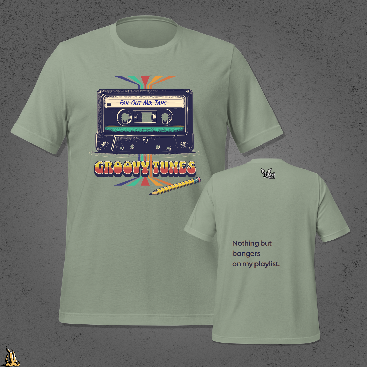Groovy Tunes Retro Cassette Tape Unisex t-shirt