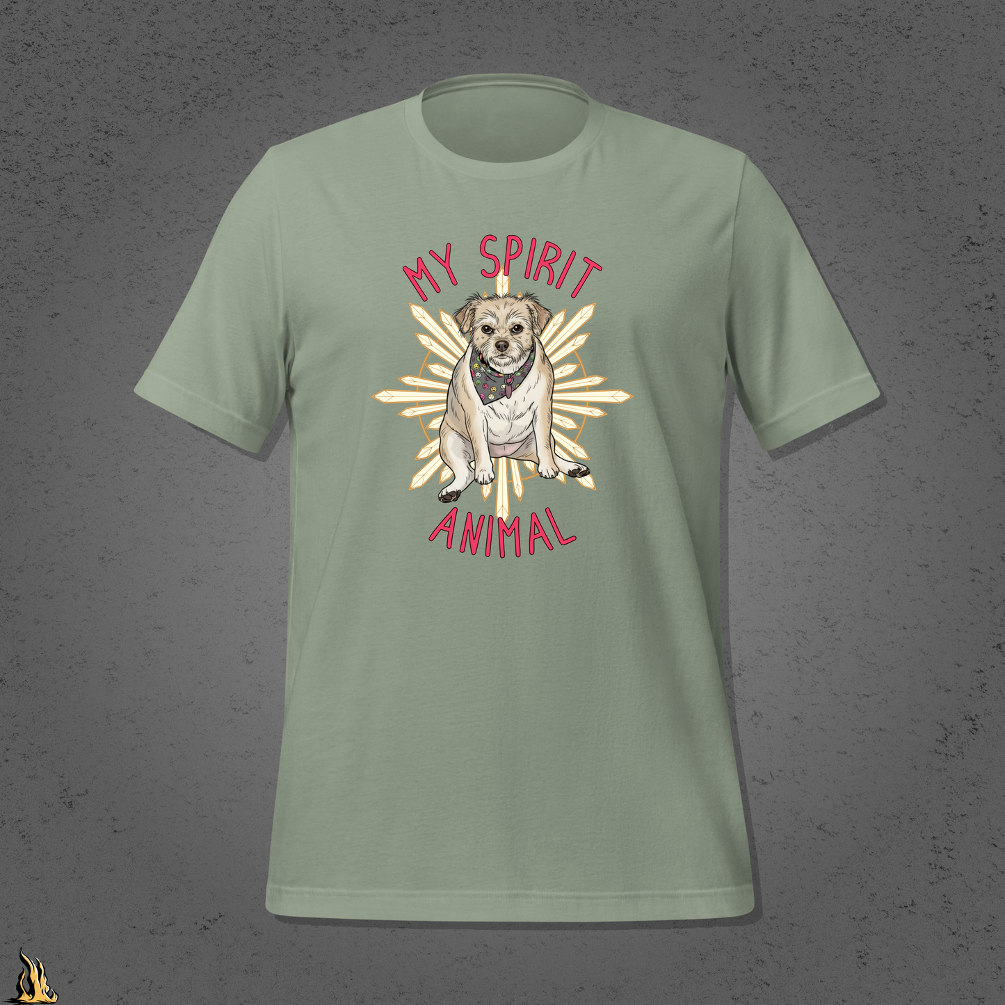 My Spirit Animal – Hostile Aura Dog Unisex T-Shirt