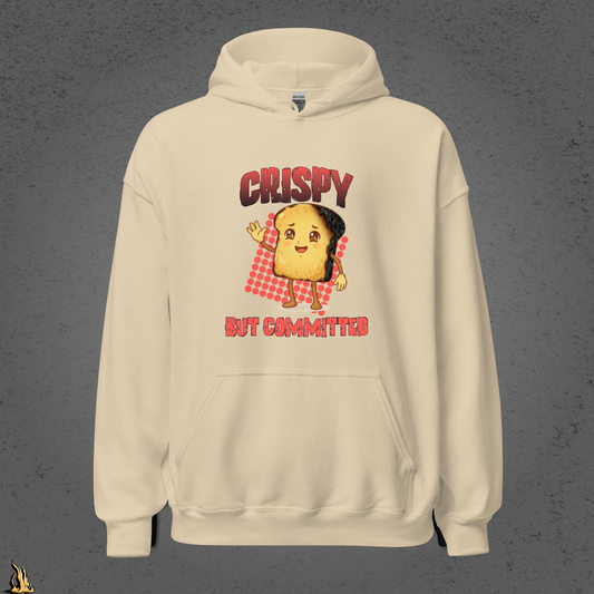 Crispy But Committed - Funny Burnt Toast Graphic Unisex T-Shirt