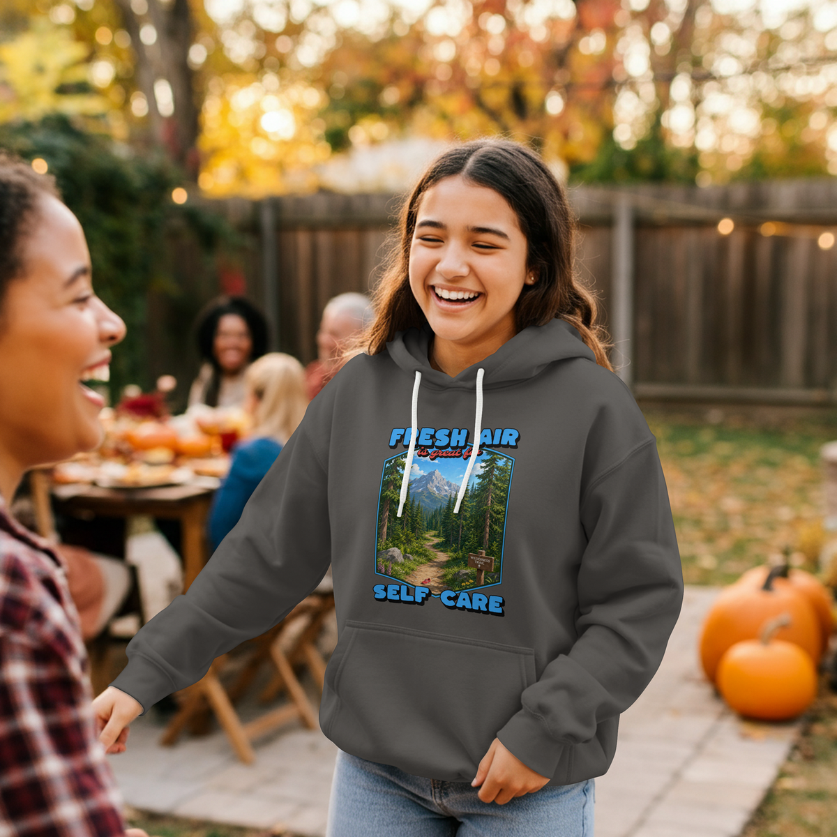 Fresh Air & Cardio Hoodie – Self Care Bunnyhug